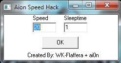 [PRIVAT]Speed Hack for Aion release 07.01.2011
